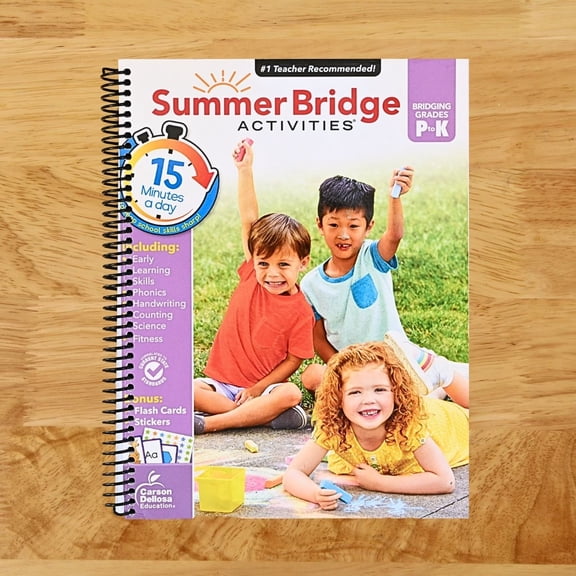 Old Summer Bridge Activities Workbook (160 pages) Grade PK-K (Spiral Bound)