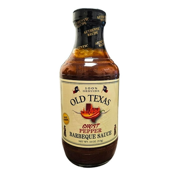 Old Texas BBQ Sauce, 18oz - Ghost Pepper (Pack of 2)