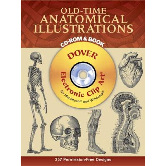 Pre-Owned Old-Time Anatomical Illustrations (Dover Electronic Clip Art) Paperback