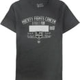 thumbnail image 1 of Old Time Hockey Womens Hockey Fights Cancer Graphic T-Shirt, Grey, Small, 1 of 2