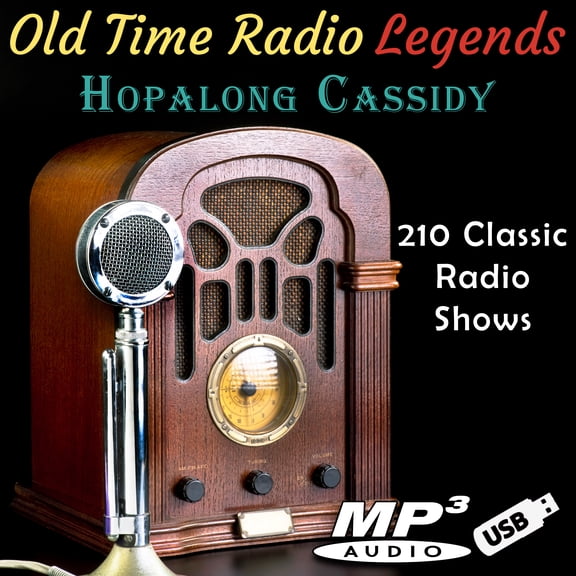 Old Time Radio Legend Hopalong Cassidy on USB Flash Drive