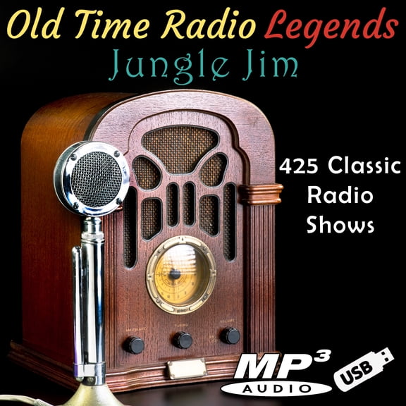 Old Time Radio Legends Jungle Jim on USB Flash Drive