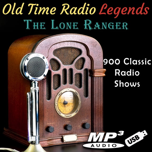 Old Time Radio Legends The Lone Ranger on USB Flash Drive
