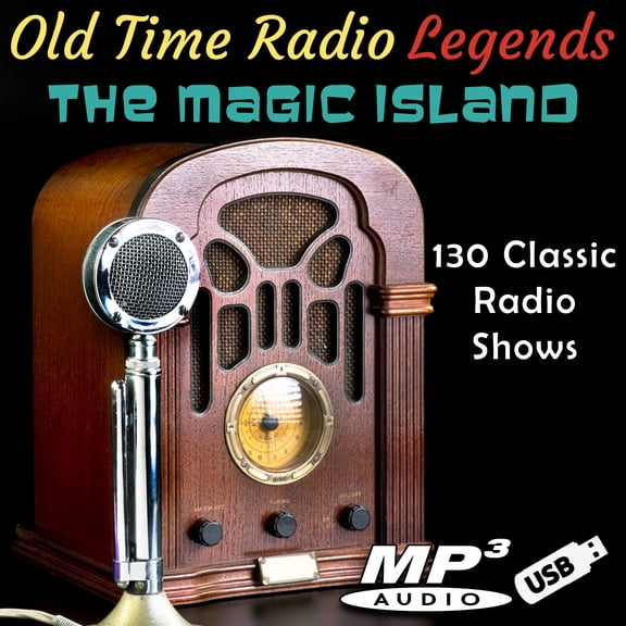 Old Time Radio Legends The Magic Island on USB Flash Drive