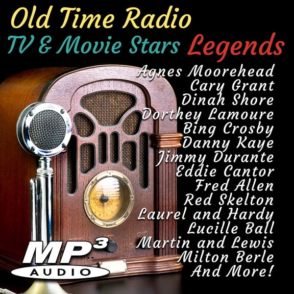 Old Time Radio TV and Movie Stars Legends on USB Flash Drive over 1,00 shows!