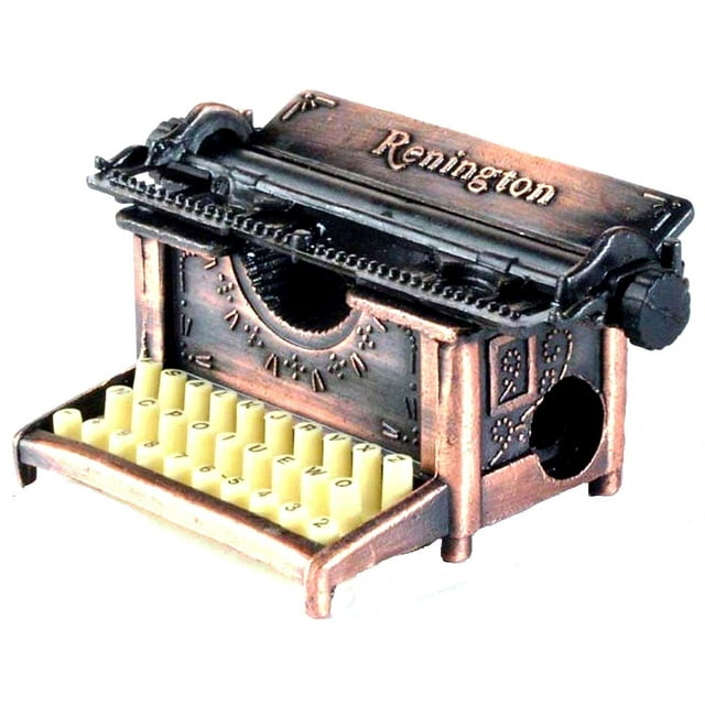 Old Time Typewriter Die Cast Metal Collectible Pencil Sharpener