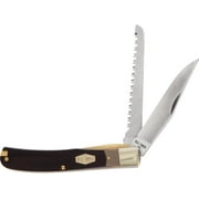 Old Timer 1191225 Bearhead 2x Stainless Blade Bone Handle Trapper Knife