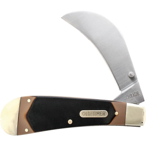 Old Timer Liner Lock Hawkbill Pruner Pocket Knife