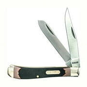 Old Timer by BTI Tools Gunstock Trapper 3 7/8 Closed, 2 Blade, Boxed