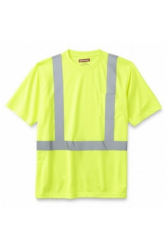 Old Toledo UHV303X-3X-Y Mens Class 2 High Visibility Short Sleeve T-Shirt, Yellow - 3X
