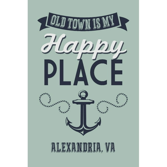 Old Town Alexandria, Virginia (24x36 Giclee Gallery Art Print, Vivid Textured Wall Decor)