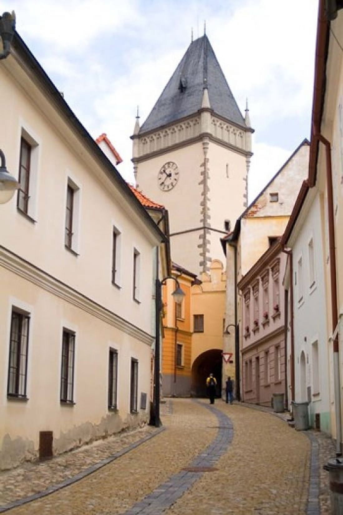 Old Town Buildings in Tabor Czech Republic Canvas Art - Bill Bachmann DanitaDelimont (19 x 28)