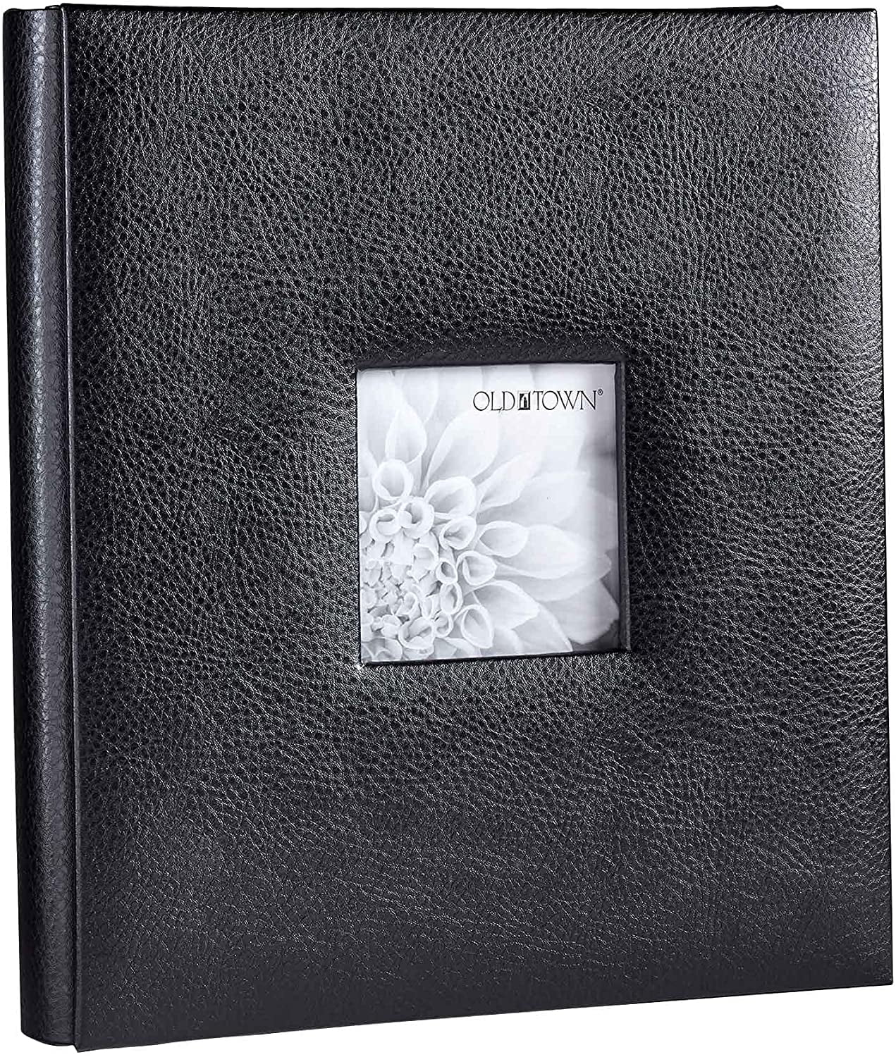 Old Town Large Photo Albums, Holds 400 4x6 Photos (Leather, Black)