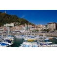 thumbnail image 1 of Old Town Marina, San Sebastian, Spain Poster Print by Walter Bibikow (18 x 12), 1 of 1