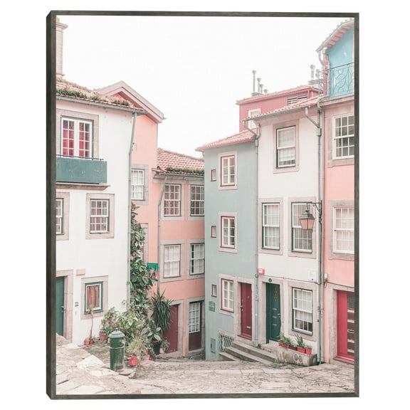 Old Town Porto by Heather Loriece Framed Canvas Art Print
