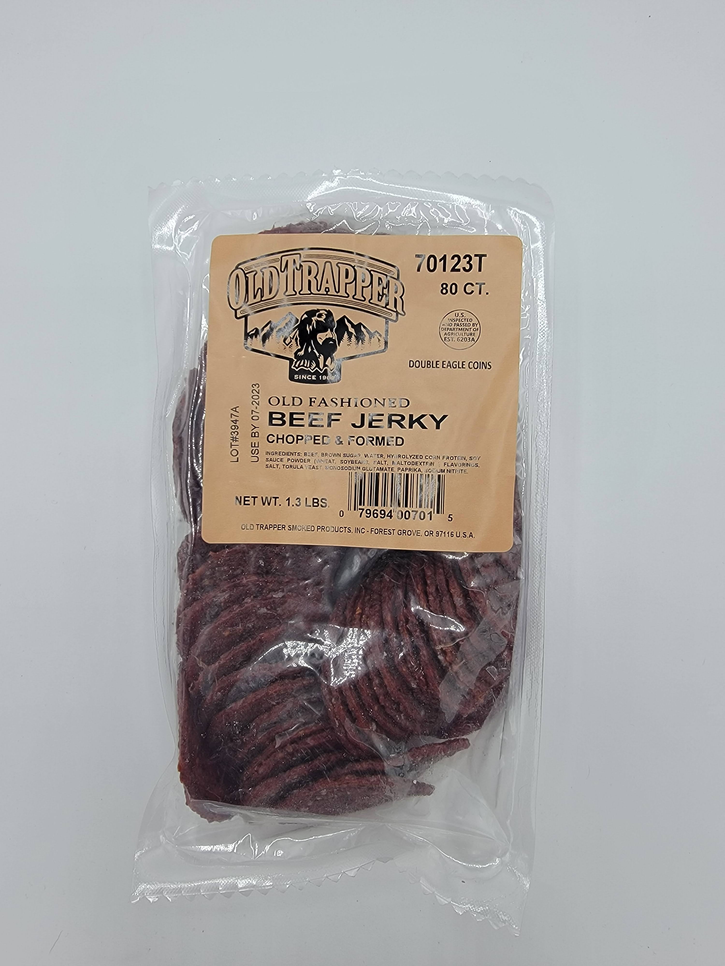 Old Trapper 80ct Old Fashioned Double Eagle Beef Jerky