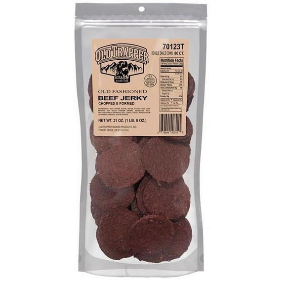 Old Trapper Double Eagle Coins Old Fashioned Beef Jerky 21 oz