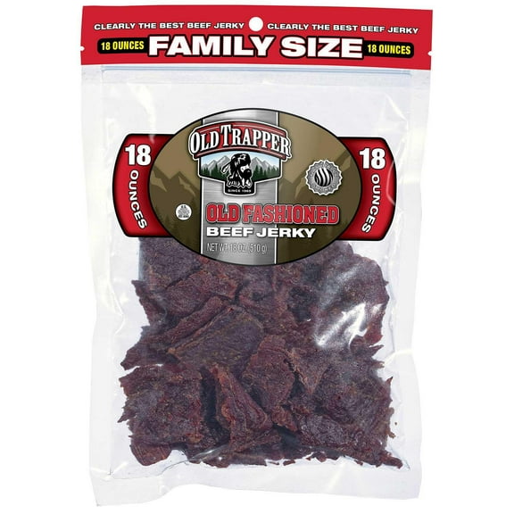 Old Trapper Old Fashioned Beef Jerky, 18 Oz