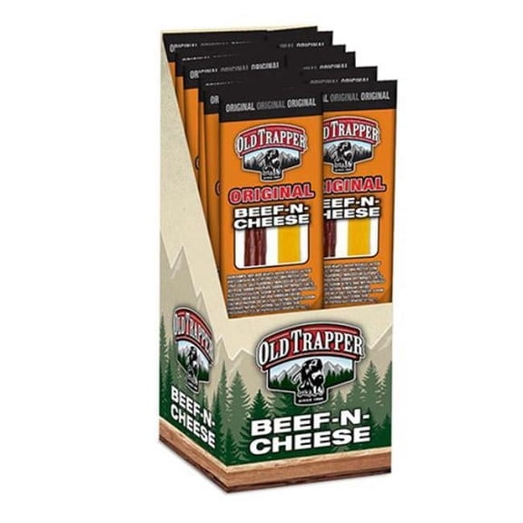 Old Trapper Smoked Products 9090936 1.3 oz Original Beef & Cheese