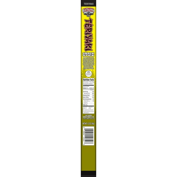 Old Trapper Teriyaki Beef Stick 1.75 oz Shrink Wrapped