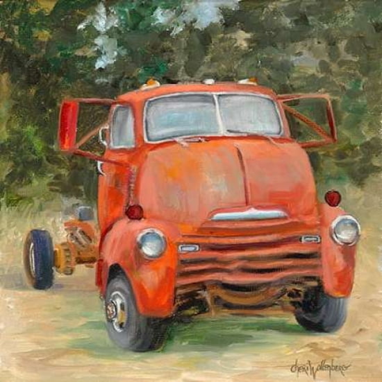 Old Truck Canvas Art - Cheri Wollenberg (24 x 24)