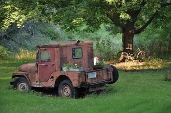 Old Truck Canvas Art - Lynn Garwood (12 x 18)