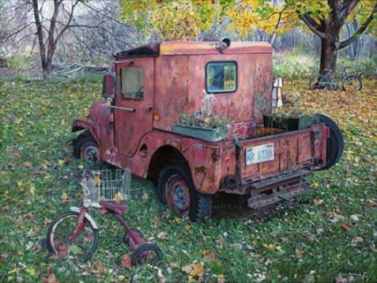 Old Truck Canvas Art - Lynn Garwood (18 x 24)