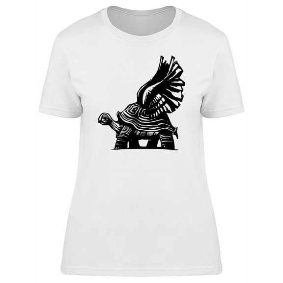 Old Turtle With Wings T-Shirt Women -Image by Shutterstock, Female Medium