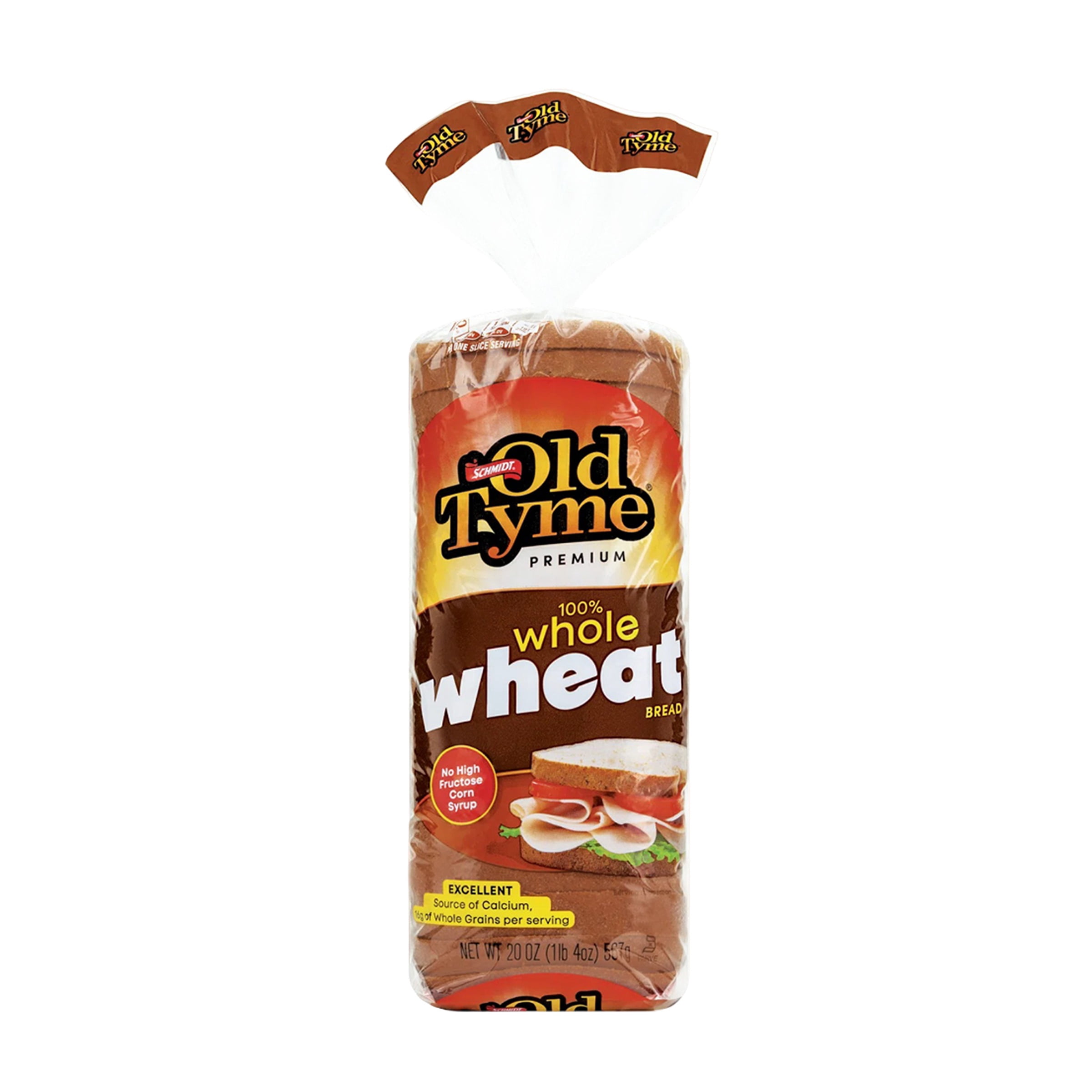 Schmidt Old Tyme 100% Whole Wheat Bread, 20 oz, Freshly Baked - Walmart.com