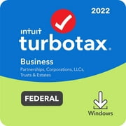[Old Version] TurboTax Business 2022 Tax Software, Federal Only Tax Return [Windows PC Download]