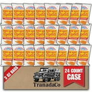 Old Vienna of St. Louis Red Hot Riplets Hot BBQ Chips 3oz Bags (24 Count) Snack Case by TranadaCo