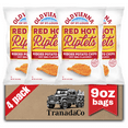 TranadaCo Old Vienna Red Hot Riplets Potato Chips, Ridged, BBQ and ...