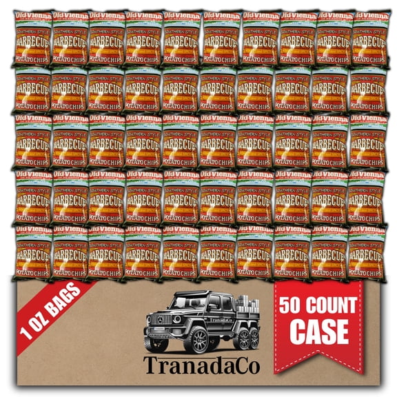 Old Vienna of St. Louis Southern Style Sweet and Spicy BBQ Chips 1oz Bags (Pack of 50) by TranadaCo