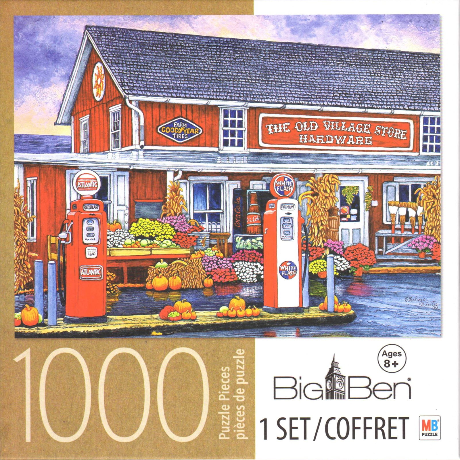 Old Village Hardware Store 1000 Piece Puzzle
