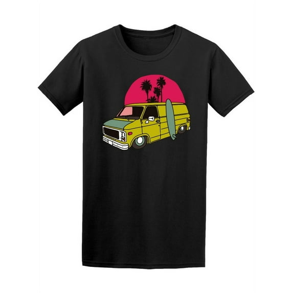 Old Vintage Low Van With Sun Tee Men's -Image by Shutterstock