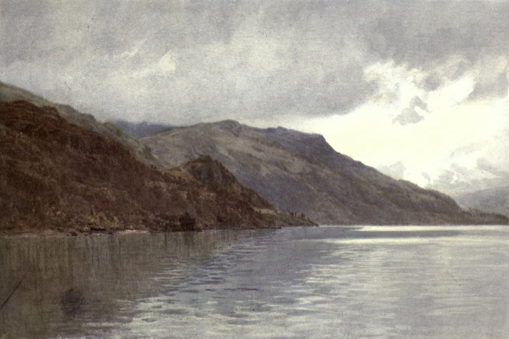 Old Water-colour Society 1905 Loch Lomond Canvas Art - Colin Bent Phillip (18 x 24)