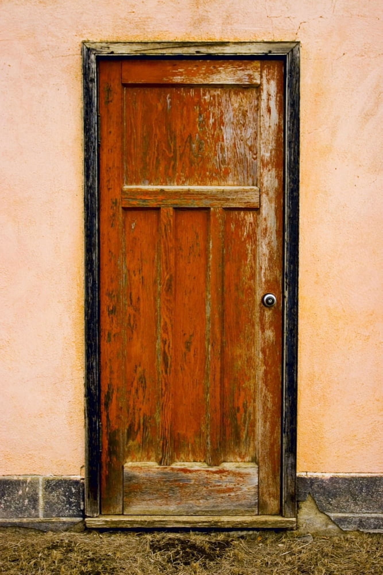 Old Weathered Door Canvas Art - Don Hammond  Design Pics (22 x 34)
