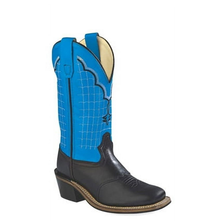 Boys leather cowboy boots clearance