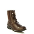 thumbnail image 1 of Old West Brown Childrens Girls All Leather Western Lace-Up Riding Boots 4 D, 1 of 1