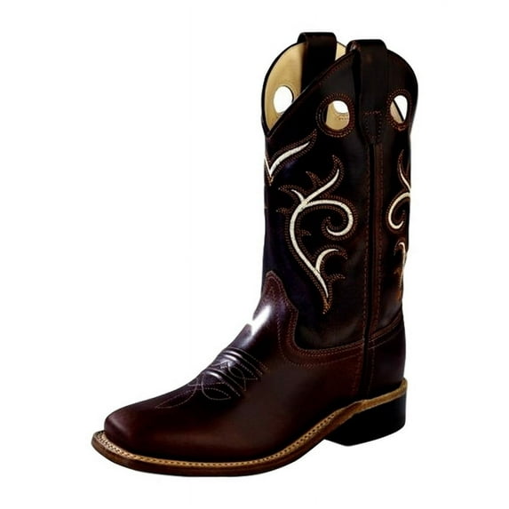 Old West Children's Broad Square Toe Boots