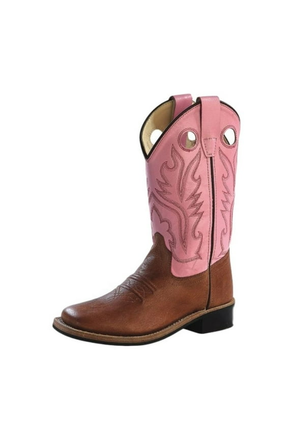 Old West Children's Broad Square Toe Boots