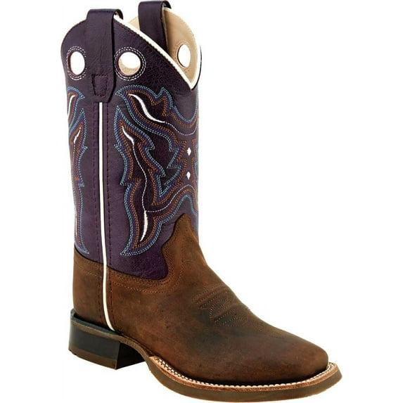 Old West Children's Broad Square Toe Boots