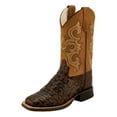 thumbnail image 1 of Old West Children's Faux Horn Back Gator Print Boots, 1 of 2