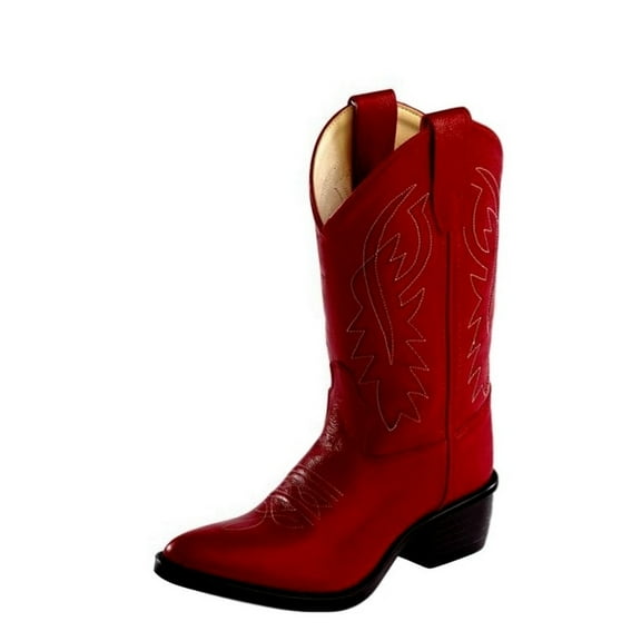 Old West Children's Narrow J Toe Boots
