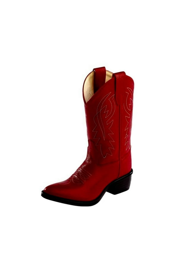 Old West Children's Narrow J Toe Boots