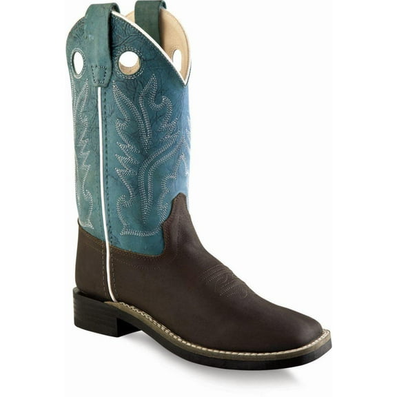 Old West Children's Ultra Flex Broad Square Toe Boots