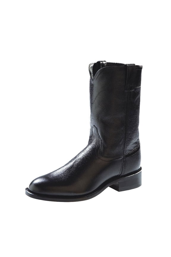 Old West Men's 10 Inch Roper Toe Cowboy Boots