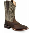 thumbnail image 1 of Old West Men's 9 Inch Broad Square Toe Cowboy Boots, 1 of 2
