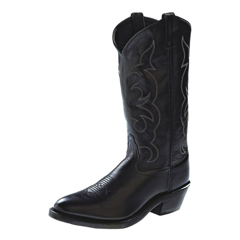 Old West Men s Narrow Round Toe Cowboy Work Boots