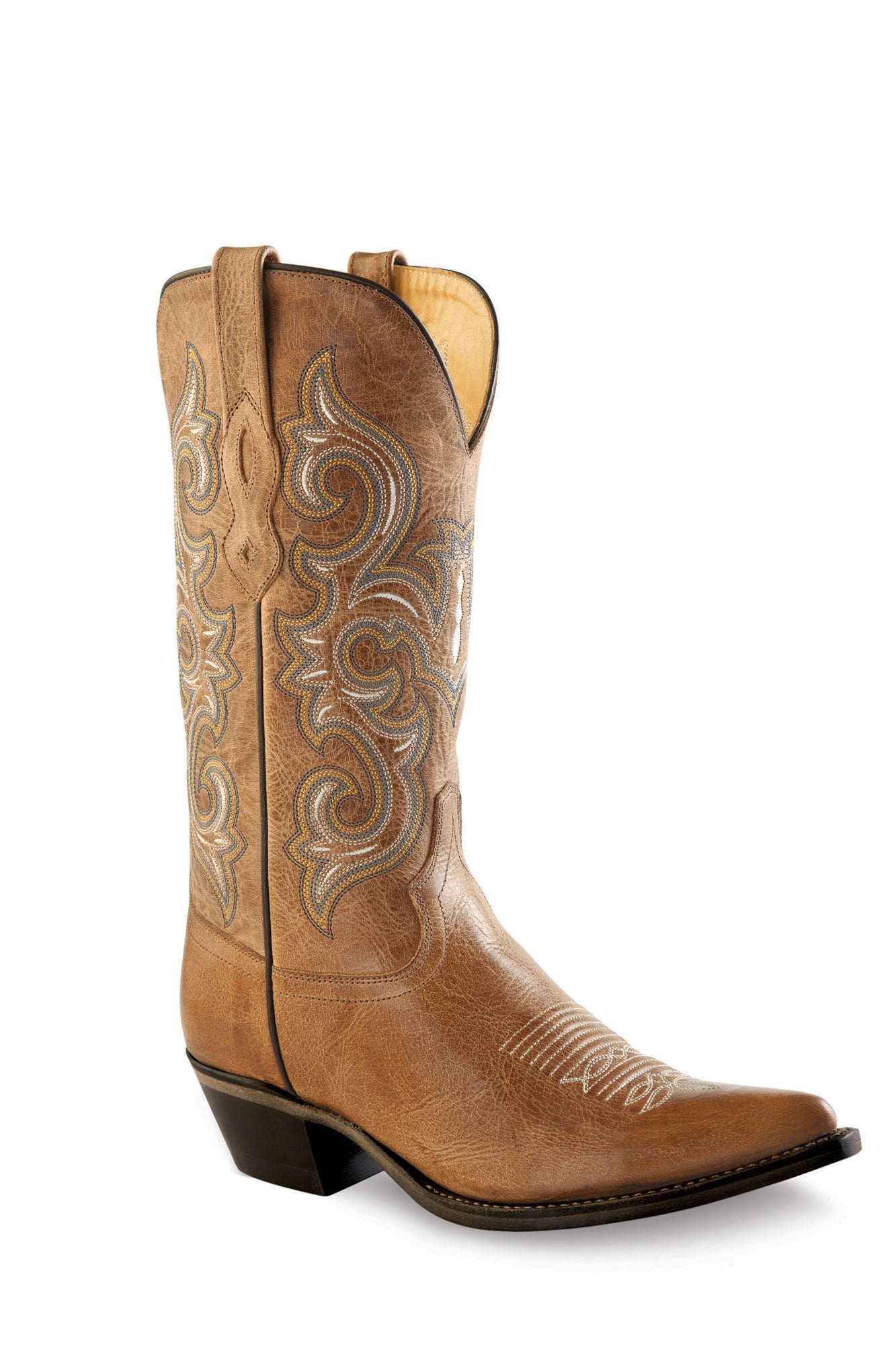 western tan boots